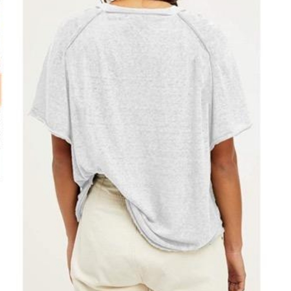 NWOT!! Aiopr Women's Short Sleeve, Loose Fit Crewneck, Oversized Casual Pocket T - Picture 4 of 7